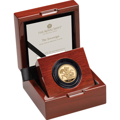 2026 King Charles III First Year of the 'Yellow Gold' Proof Full Sovereign