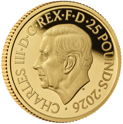 2026 Music Legends 'Spice Girls' 1/4oz 999.9 Gold Proof Coin