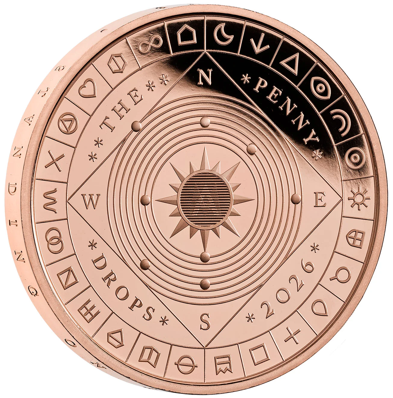 2026 King Charles III 'The Penny Drops' £5 Gold Proof Coin