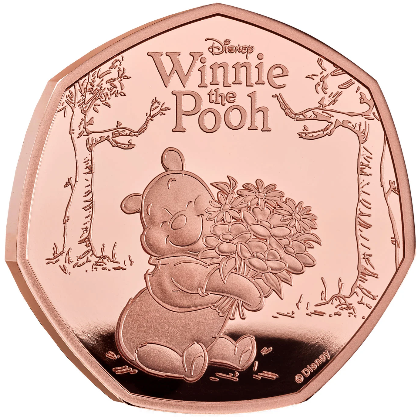 2026 100 Years of Winnie the Pooh - Kindness Gold Proof 50P - 100 issue Limit
