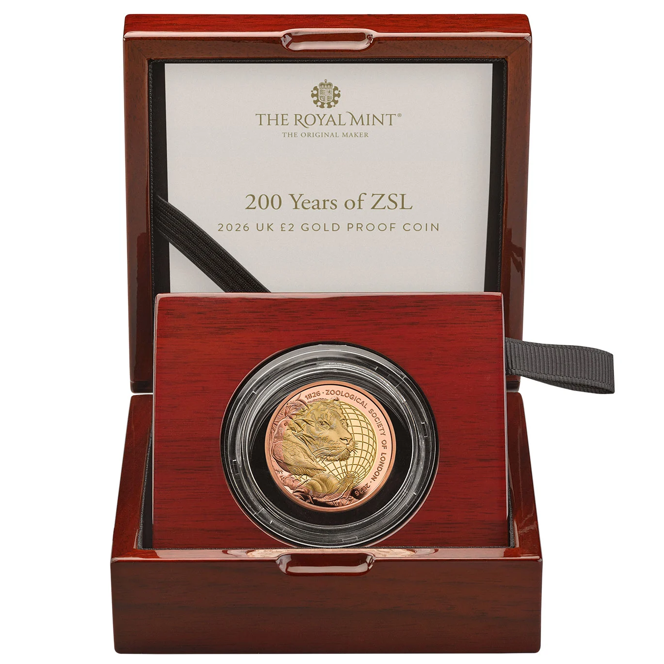 2026 King Charles III 'ZSL' £2 Gold Proof Coin
