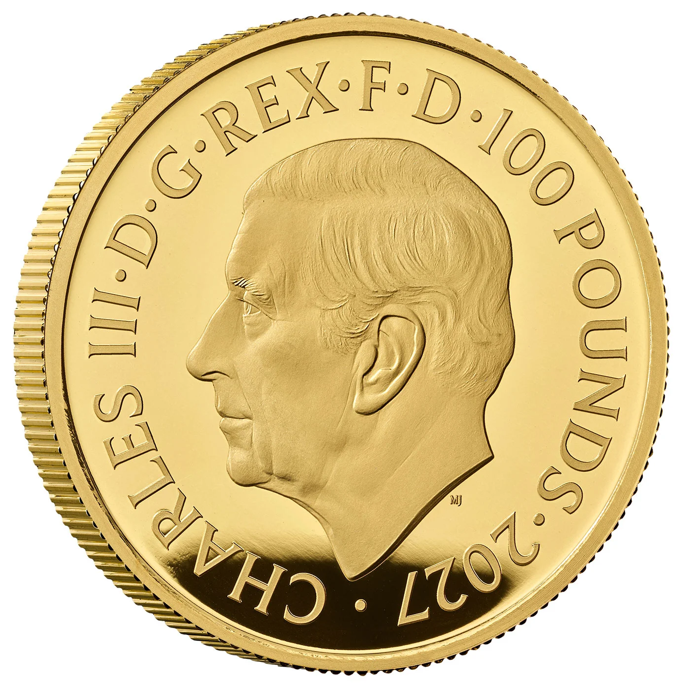 2027 King Charles III 'Lunar Year of the Sheep / Goat' 999.9 1oz Gold Proof Coin