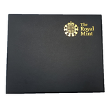 Royal Mint Large Wooden Case with Screw Type Capsule for 5 pound Coin