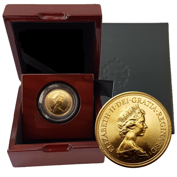 1974-1982 Queen Elizabeth II Gold Sovereigns +Luxury Case