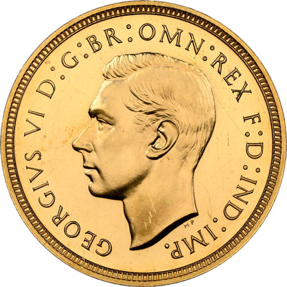 1937 King George VI Proof Specimen Full Sovereign - NGC PF-62 Cameo