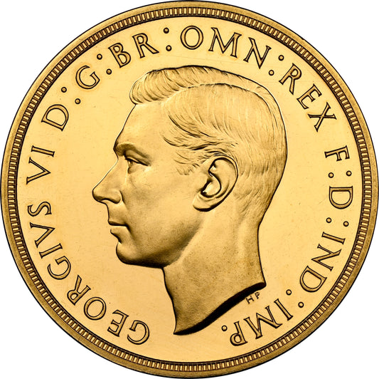 1937 King George VI Proof Specimen 5 Pound - NGC PF-63 Cameo