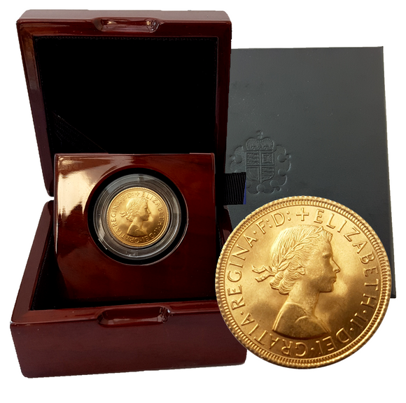 1957-1968 Queen Elizabeth II Gold Sovereigns +Luxury Case