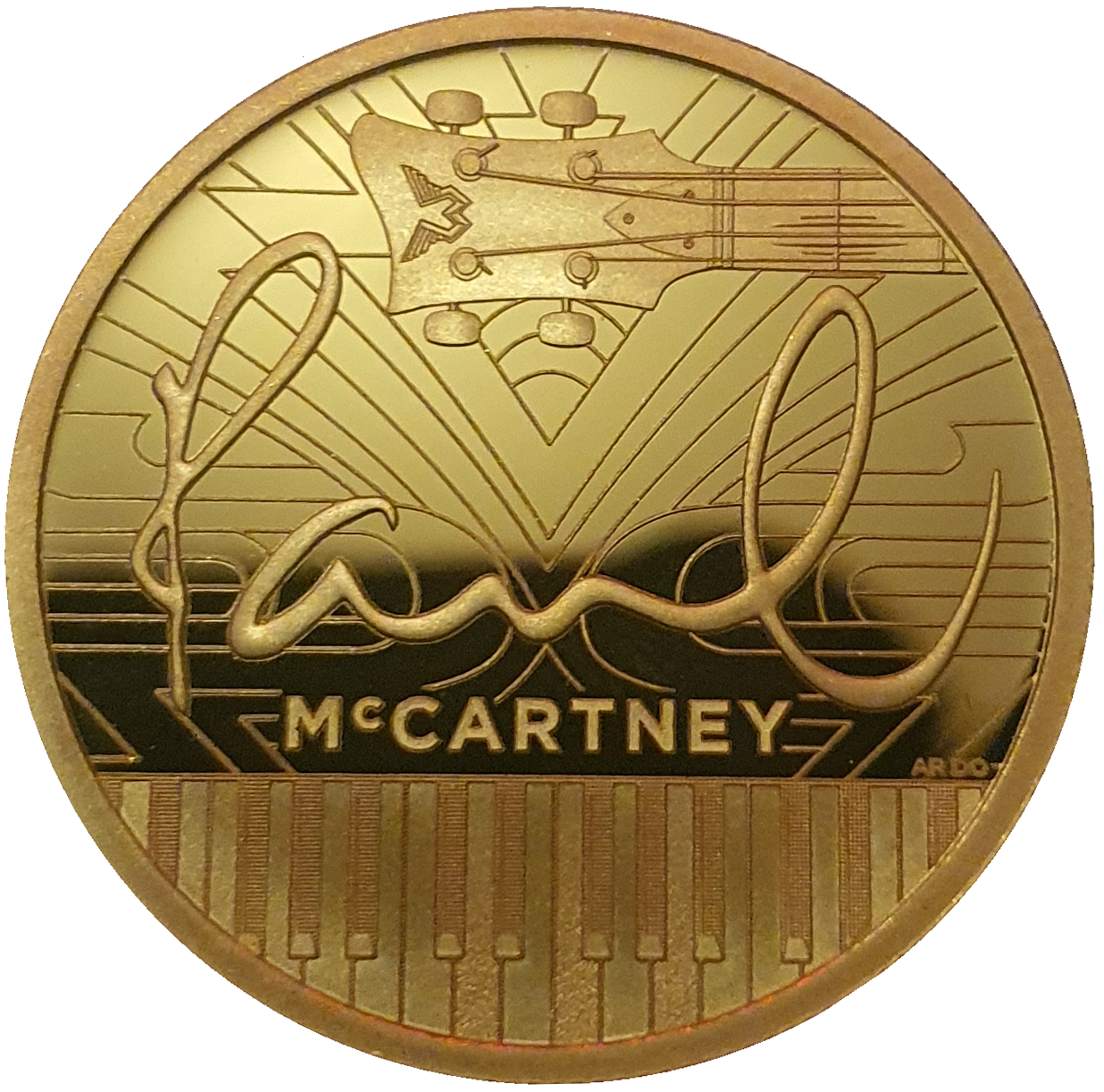 2024 Music Legends 'Paul McCartney' 1 oz 999.9 Gold Proof Coin