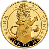 2020 Queen Elizabeth II 'White Lion of Mortimer' 1/4oz 999.9 Gold Proof Coin