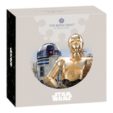 2023 King Charles III 'Star Wars R2-D2 - C-3PO'  50P Gold Proof