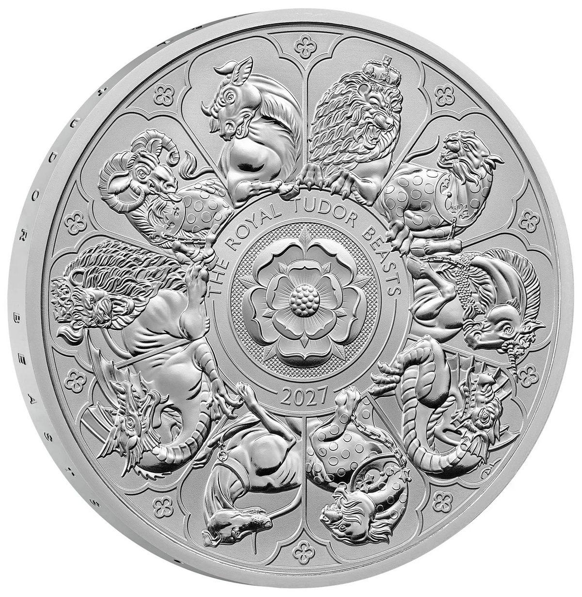 2027 Royal Tudor Beasts Completer 1oz 999 Silver Proof Two-Coin Set
