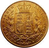 1843 Queen Victoria Shield Reverse Sovereign - VERY HIGH GRADE WITH LUSTRE