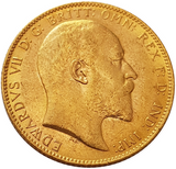 1902 King Edward VII Gold Sovereign (London)