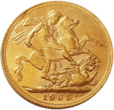 1905 King Edward VII Gold Sovereign (London)