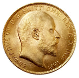 King Edward VII Sovereigns Mint Type Set (4/5 Sovereigns)