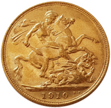 1910 S King Edward VII Gold Sovereign (Sydney)