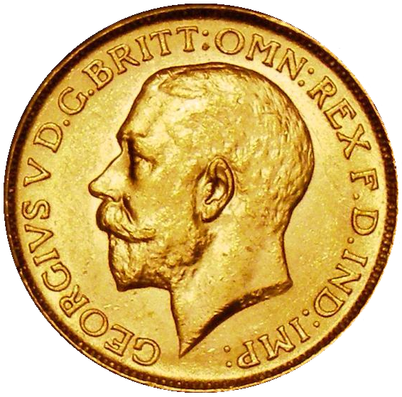 1914-C King George V Gold Sovereign (Ottawa / Canada) - Marsh R3