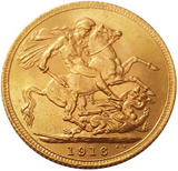 1916 King George V Gold Sovereign (London)