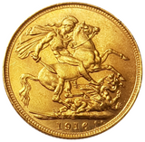 1916-S King George V Gold Sovereign (Sydney)