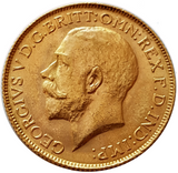 1924-M King George V Gold Sovereign (Melbourne)