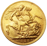 1925-M King George V Gold Sovereign (Melbourne)