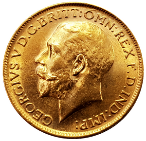1928-M King George V Gold Sovereign (Melbourne) Very Rare