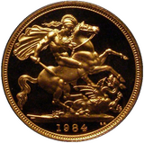 1984 Queen Elizabeth II Proof Sovereign by Arnold Machin - Presentation Case