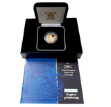 2001 Queen Elizabeth II Proof Sovereign by Ian Rank-Broadley