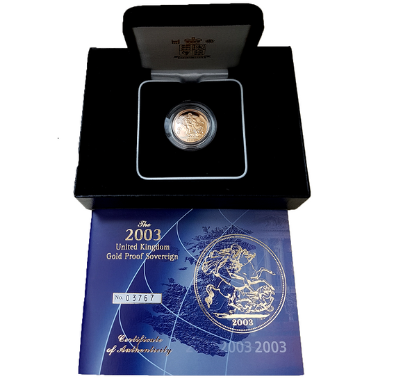 2003 Queen Elizabeth II Proof Sovereign by Ian Rank-Broadley