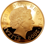 2009 Queen Elizabeth II Henry VIII Accession  £5 Gold Proof Coin