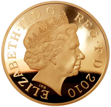 2010 Queen Elizabeth II Restoration Of the Monarchy + Gold Proof £5 Boxed / COA