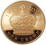 2015 Queen Elizabeth II The Longest Reigning Monarch + Gold Proof £5 Boxed / COA