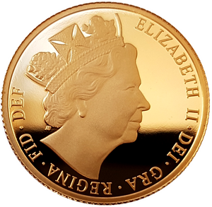 2016 Queen Elizabeth II James Butler Proof Sovereign COA