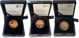 2020 Queen Elizabeth II 'James Bond' 999.9 1/4 oz Gold Proof 3 Coin Set