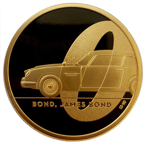 2020 Queen Elizabeth II 'Bond, James Bond' 1/4 oz 999.9 Gold Proof Coin