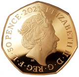 2021 50th Anniv of Decimal Day Gold Proof 50p Coin (450 - Issue Limit)