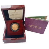 2022 King Charles III 'First Portrait' PIEDFORT Gold Proof Memorial Sovereign