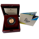 2022 Queen Elizabeth II 'Birmingham Commonwealth Games' 50p Gold Proof Coin