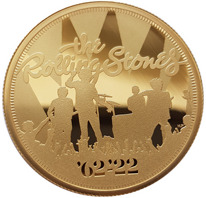 2022 Music Legends 'Rolling Stones' 1/4 oz 999.9 Gold Proof Coin