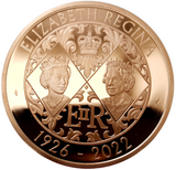 2022 King Charles III 'Queen Elizabeth II' Memorial £5 Crown Gold Proof