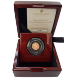 2022 King Charles III 'First Portrait' Gold Proof Quarter Memorial Sovereign - IN STOCK