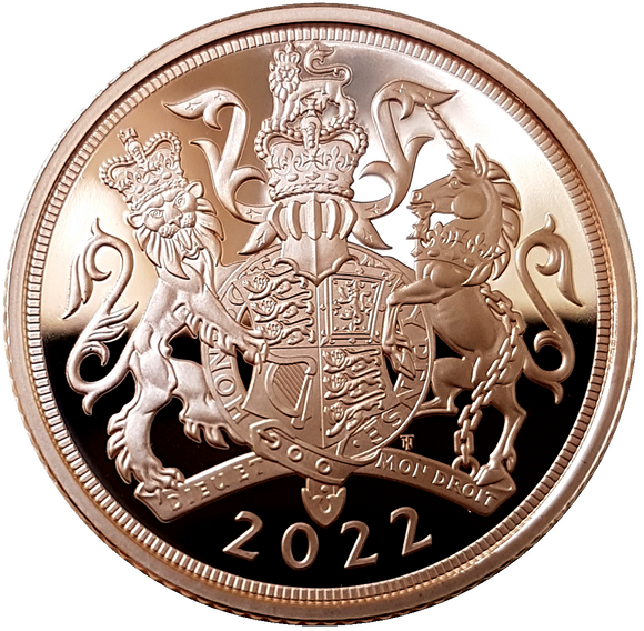 2022 Queen Elizabeth II Proof 'PIEDFORT' Full Sovereign (Platinum Jubilee)