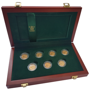 Queen Elizabeth II Decimal Sovereigns 1974-1982 Complete series (7 Sovereigns)