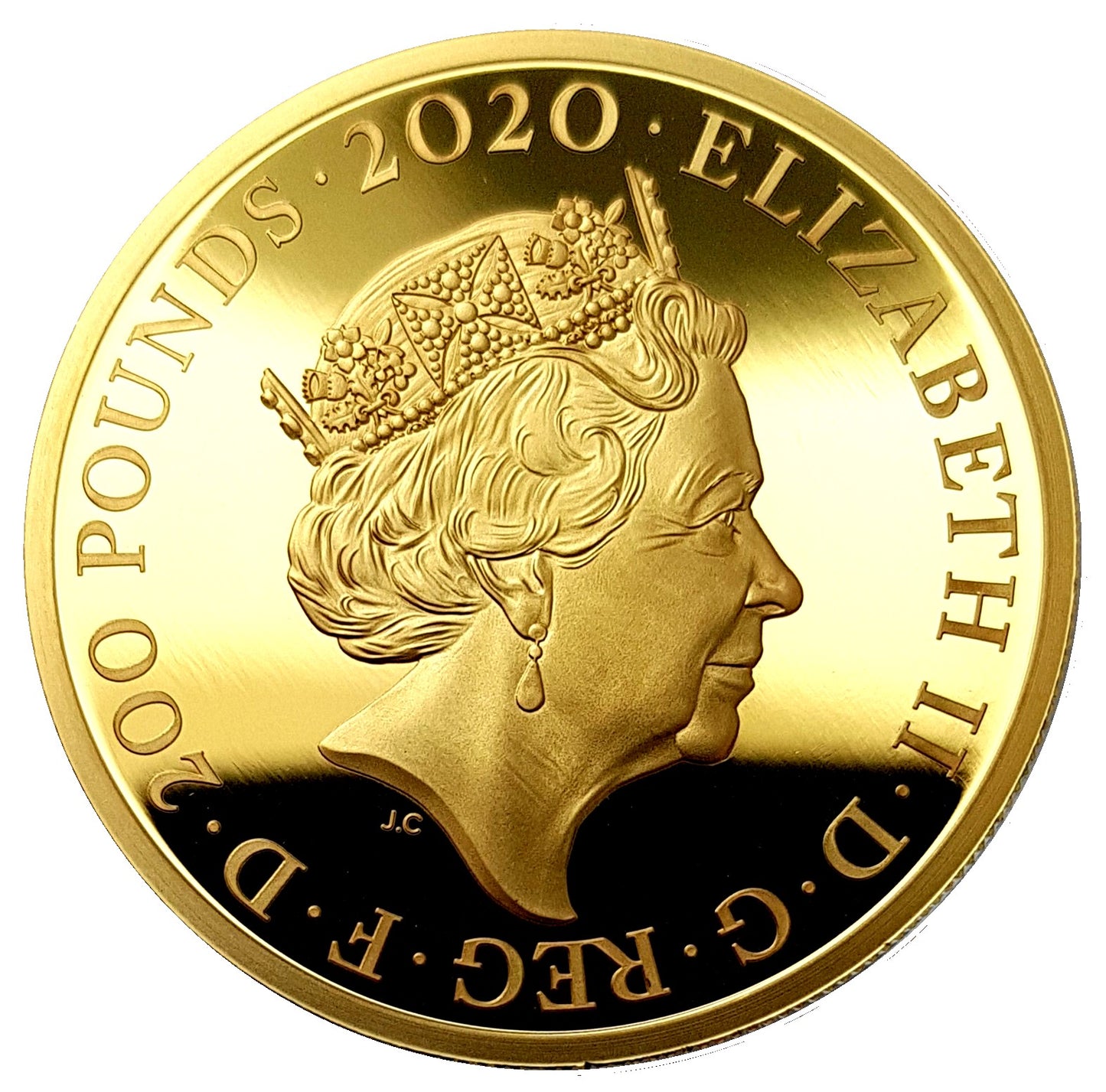 2020 Music Legends 'David Bowie' 2oz 999.9 Gold Proof Coin
