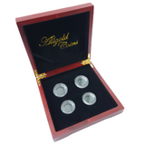 Luxury Wooden Case with Screw Type Capsules for 4 Sovereigns