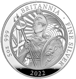 2022 Queen Elizabeth II Britannia (Five-Ounce) 5oz 999 Silver Proof Coin