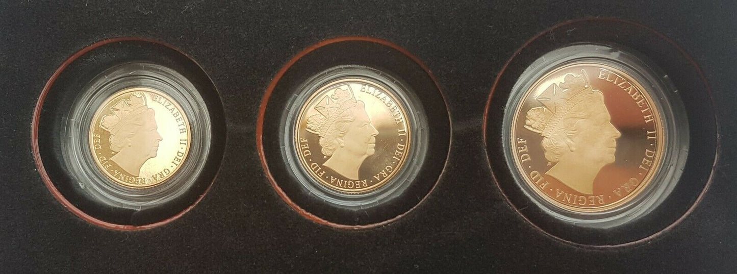 2016 Queen Elizabeth II JAMES BUTLER 3 Coin PREMIUM Sovereign Set