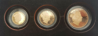 2016 Queen Elizabeth II JAMES BUTLER 3 Coin PREMIUM Sovereign Set