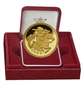 2005 Queen Elizabeth II Proof Gold Half Sovereign + Luxury Case COA