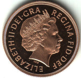 2005 Queen Elizabeth II Proof 3 Coin Gold Sovereign Set + COA